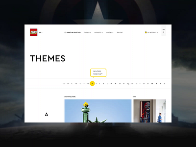 Lego — New Website 2020. Themes animation branding design minimal photoshop typography ui ux web website