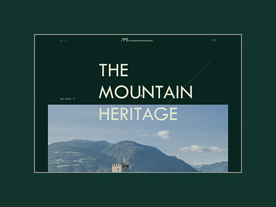 Messner Mountain Museum ― New Website '21. Rica animation branding design minimal photoshop typography ui ux web website