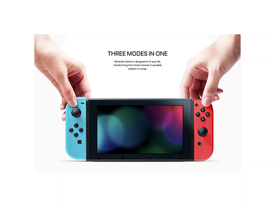 Nintendo. Nintendo Switch animation branding design minimal photoshop typography ui ux web website