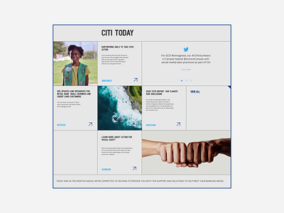 Citi Global Bank website redesign. Main animation branding design minimal photoshop typography ui ux web website