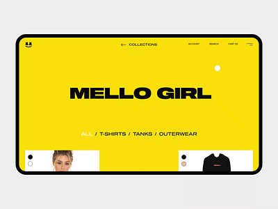 Marshmello New Website. Catalog animation branding design minimal photoshop typography ui ux web website