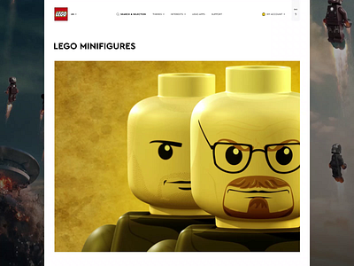 Lego — New Website 2020. Catalog of Toys animation branding design minimal photoshop typography ui ux web website