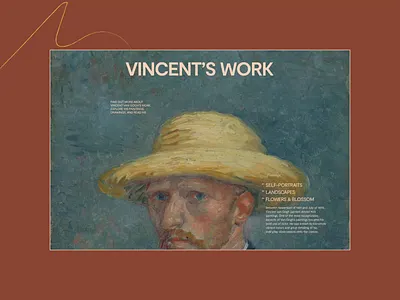 Van Gogh Museum — Website Redesign Concept. More about artist animation branding design minimal photoshop typography ui ux web website