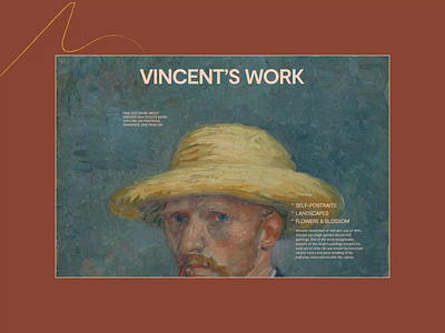 Van Gogh Museum — Website Redesign Concept. More about artist animation branding design minimal photoshop typography ui ux web website