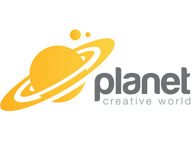 world travel planet logo negative space