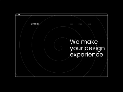 UPROCK — NEW WEBSITE. Main animation branding design graphic design minimal typography ui ux web website