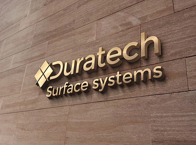 Duratech Surface Systems - Logo branding design illustration typogaphy