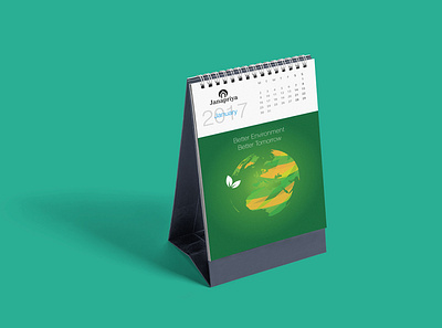 Janapriya Calendar branding design illustration typogaphy