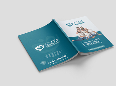 AnayaHospitals - Brochure branding design illustration typogaphy