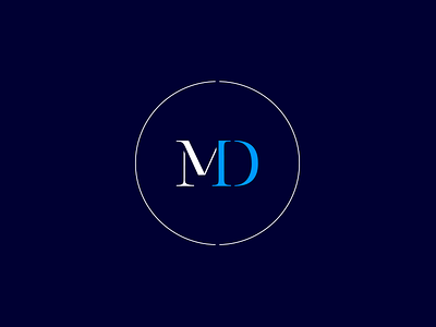 MIDOMA Monogram branding custom letters fontlab logo stencil serif vector visual identity