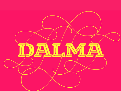 Dalma Typeface decorative display font font awesome font design font family inline robofont swash text type typeface typeface design typography variable