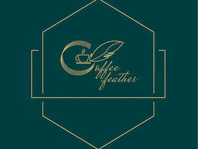 gold cafe logo logo