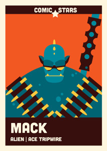 Mack300 comics illustration retro