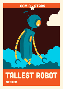 Tallest comics illustration retro