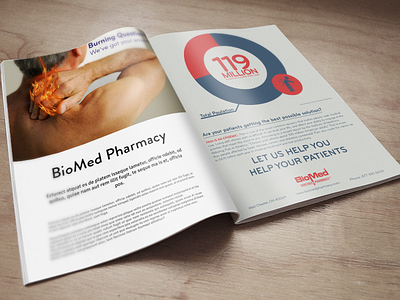 BioMed flyers flyers infographic magazine photo manipulation photoshop spread