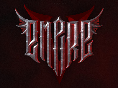 Empire V ars empire v game high style lettering logo logotype music pelevin typography v vampir