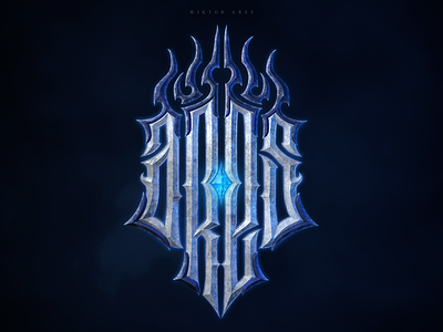 Ares design game high-style illustration lettering lich king logo logotype music typography warcraft