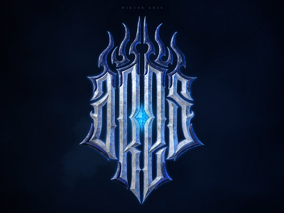 Ares design game high style illustration lettering lich king logo logotype music typography warcraft