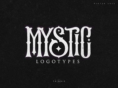 Mystic Logotypes high style letterin logo logotype magic mystic occultism paranormal typography