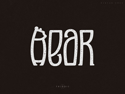 Bear 🐻 animals bear best design high style letterin logo logotype typography