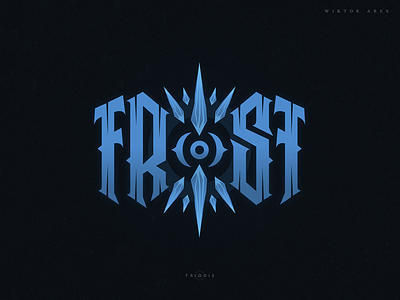 Frost ❄ frost high style ice letterin logo logotype typography