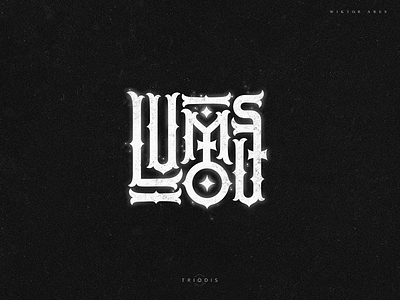 Lumos harrypotter high style hp lettering logo logotype magic spells typography wiktor ares