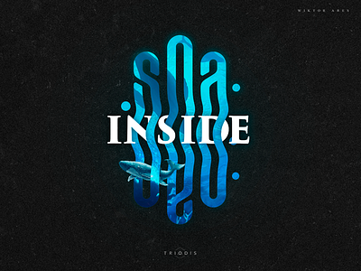 Sea inside clothing design fish game high style lettering logo logotype music ocean sea sea creature tshirt typography under water water wiktor ares