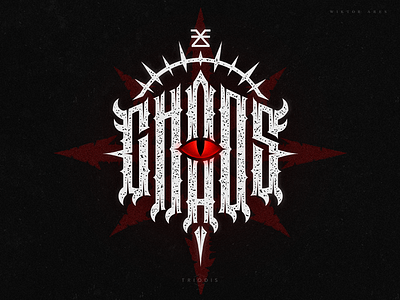 Chaos (warhammer 40k) 40000 chaos clothing eye game high style khorn lettering logo logotype music typography warhammer wiktor ares