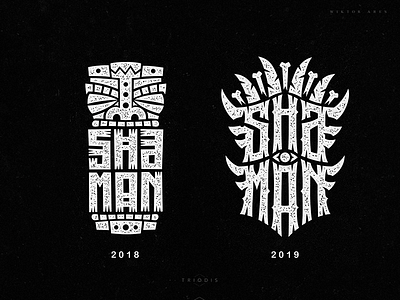 Shaman clothing game high style lettering logo logotype music tshirt typography wiktor ares
