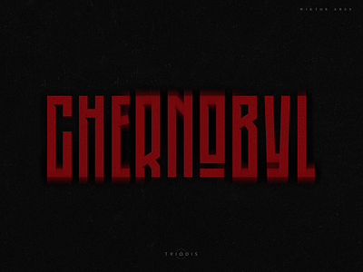 Chernobyl chernobyl clothing design game hbo high style lettering logo logotype music tshirt typography wiktor ares