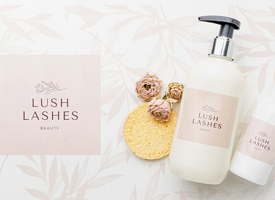 Lush Lashes - Product Label Designing design label design product design