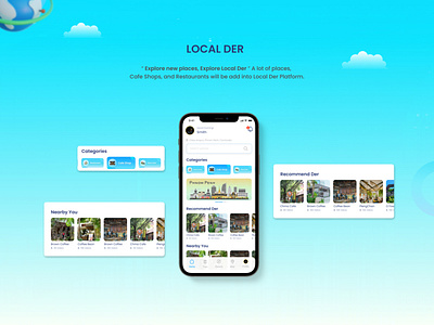 Local Der App UX UI appdesign travelapp ui uidesign uitrend uiux uiuxdesign