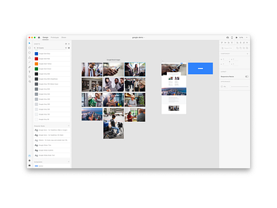 XD Google Style Guide brand google landing page settings style guide xd