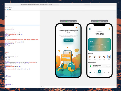 Wallet app concept in SwiftUI