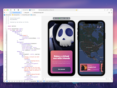 Halloween Run in SwiftUI