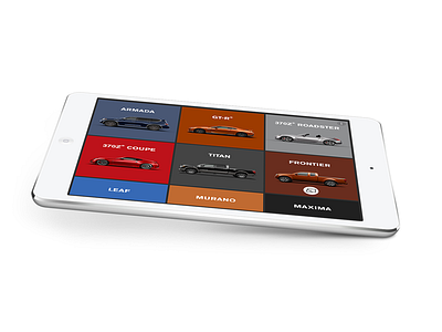 Nissan Car Personalization Studio App