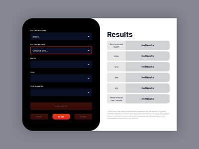 Milling Calculator