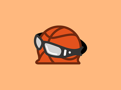 Unused logo concept (Bad Basketball) basketball flat logo logo design retro throwback