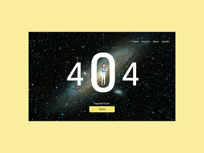 404 Web page | Daily UI 008