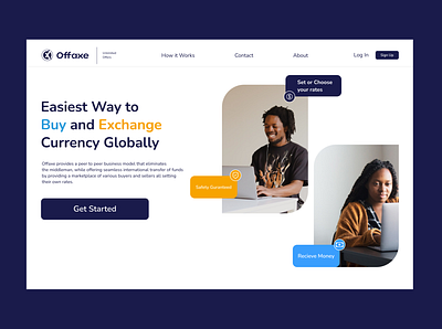 OFFAXE - International Money Transfer branding gfxmod ui userexperience