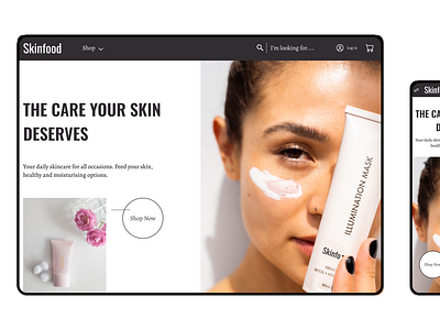 Skinfood- E-commerce Website