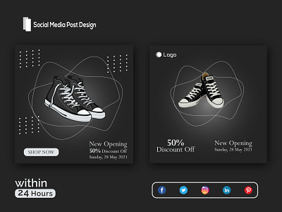 Social Media Post Design branding design dribbble facebook fiverr google graphic design icon identity illustration illustrator linkedin logo minimal social social media post design twitter vector