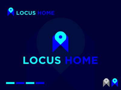 Location + Home logo mark 3d animation branding design graphic design home icon identity illustration illustrator logo minimal motion graphics ui vector