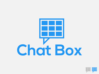 Chat Box logo mark 3d animation branding chat chatbox design graphic design icon identity illustration illustrator logo logo mark minimal motion graphics ui vector