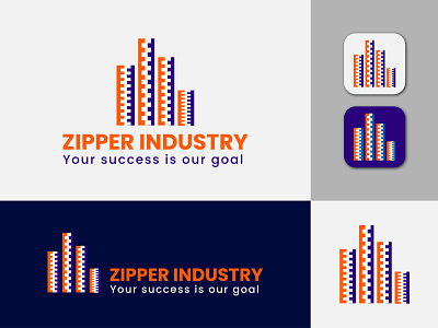 Zipper Industry Logo Design animation branding design graphic design icon identity illustration illustrator industry logo logo logo design minimal premium simple ui unique vector zipper zipper company logo zipper industry