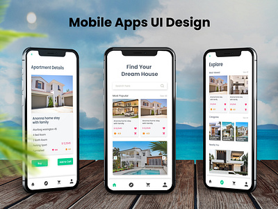 Home Management Mobile Apps UI Design