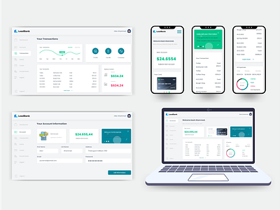 Financial Banking Website & Mobile Apps Dashboard UI/UX Design 3d animation banking ui branding dashboard design graphic design icon identity illustration logo minimal modern ui design motion graphics simple ui uiux ux vector website