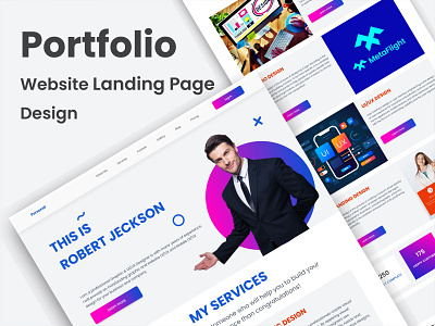 Portfolio website UI Design