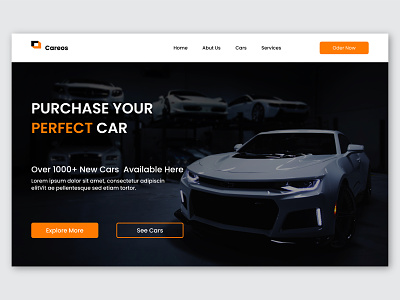 Website design for car company