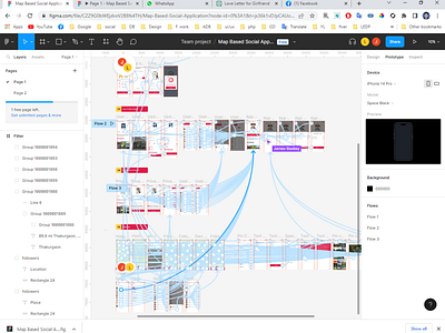 Map Base Social Media Mobile App  Design and Development Project